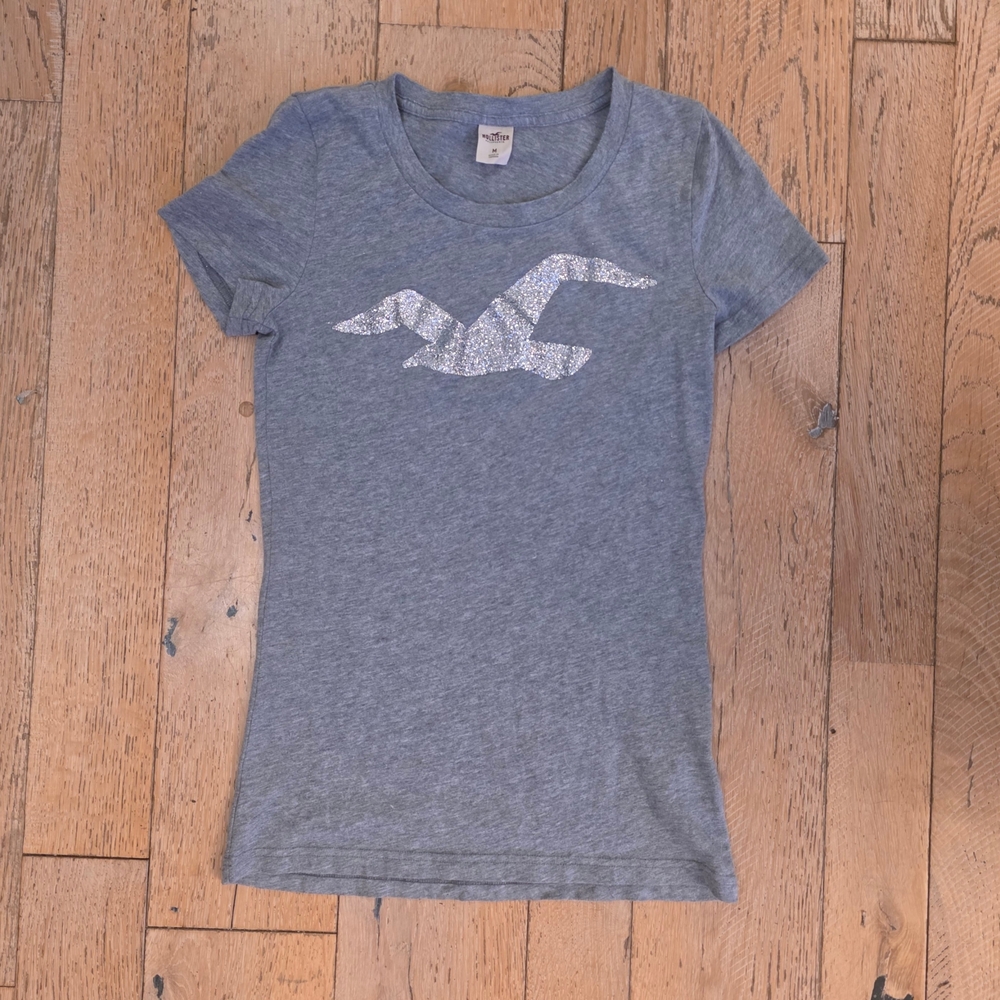 Hollister Gray Short Sleeve Tee